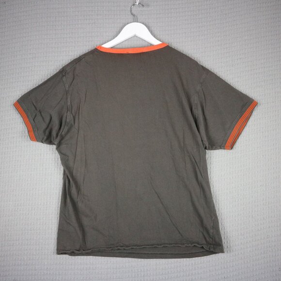 Y2K Burnside Two Tone Hawaii Shirt Tee - Picture 2 of 8
